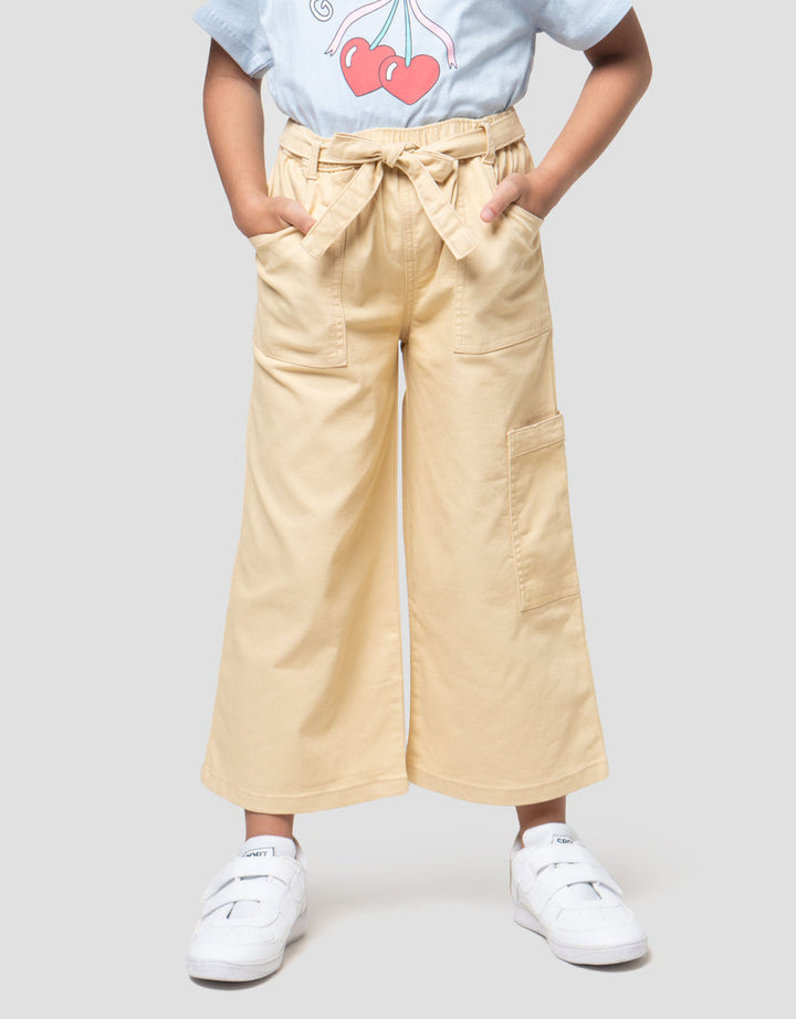 Little M Woven Pocket Celana Cargo Anak Perempuan