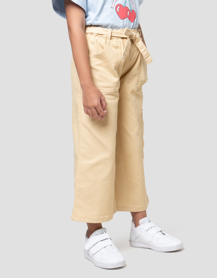 Little M Woven Pocket Celana Cargo Anak Perempuan