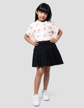 Little M Lipit Woven Celana Rok Anak Perempuan