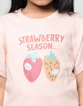 Little M Top Straw Season Kaos Anak Perempuan