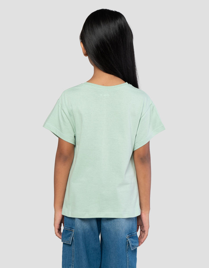 Little M Print Flower Market Kaos Anak Perempuan