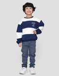 Little M Komb Wafel Sweater Oversize Anak Laki-laki