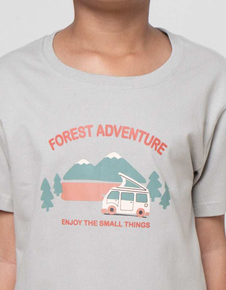 Little M Forest Adventure Kaos Anak Laki-laki