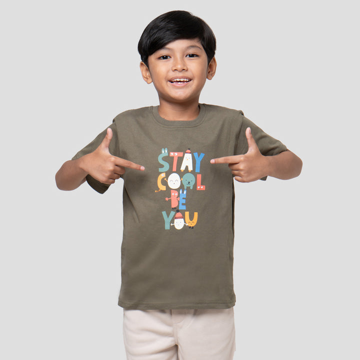 Little M Stay Cool Be You Kaos Anak Laki-laki