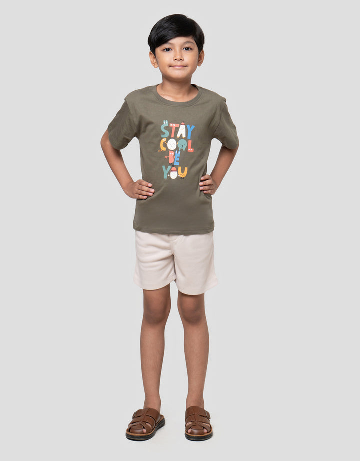 Little M Stay Cool Be You Kaos Anak Laki-laki