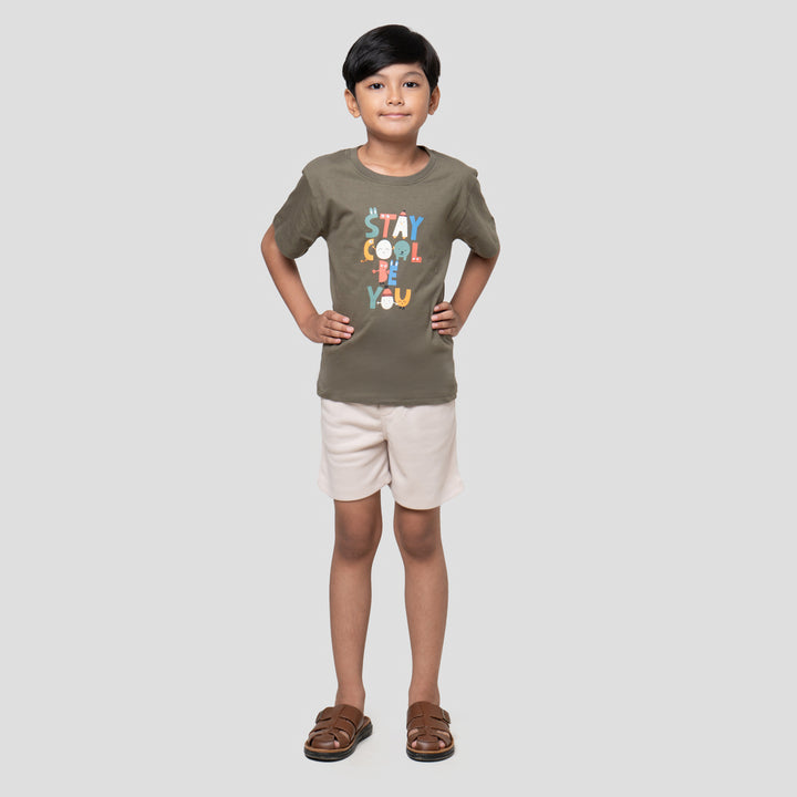 Little M Stay Cool Be You Kaos Anak Laki-laki