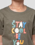 Little M Stay Cool Be You Kaos Anak Laki-laki