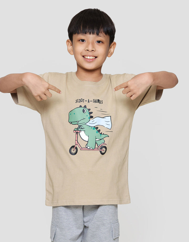 Little M Scoot Saurus Kaos Anak Laki-laki