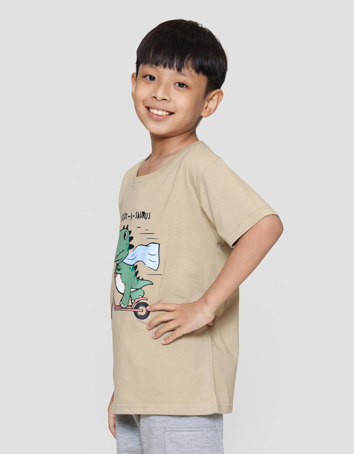 Little M Scoot Saurus Kaos Anak Laki-laki