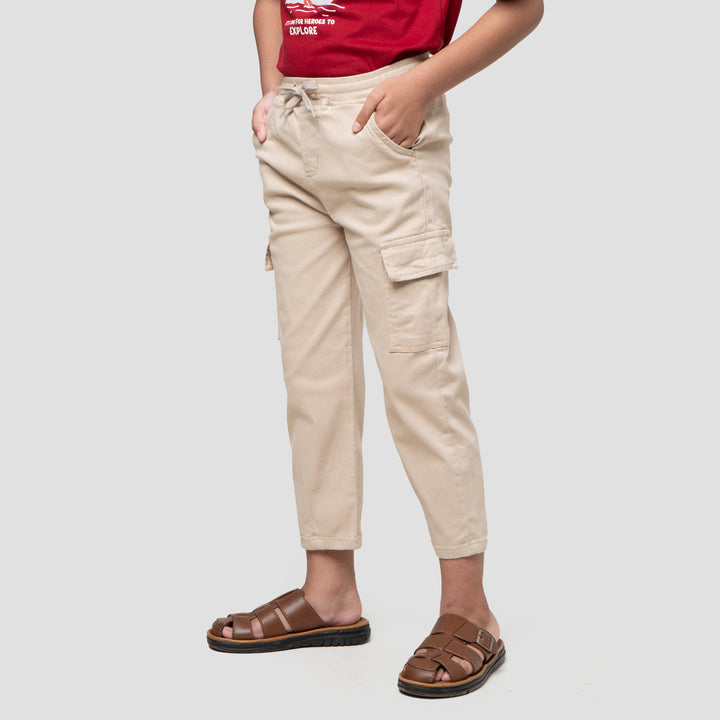 Little M Strech Baggy Kantong Celana Panjang Anak Laki-laki