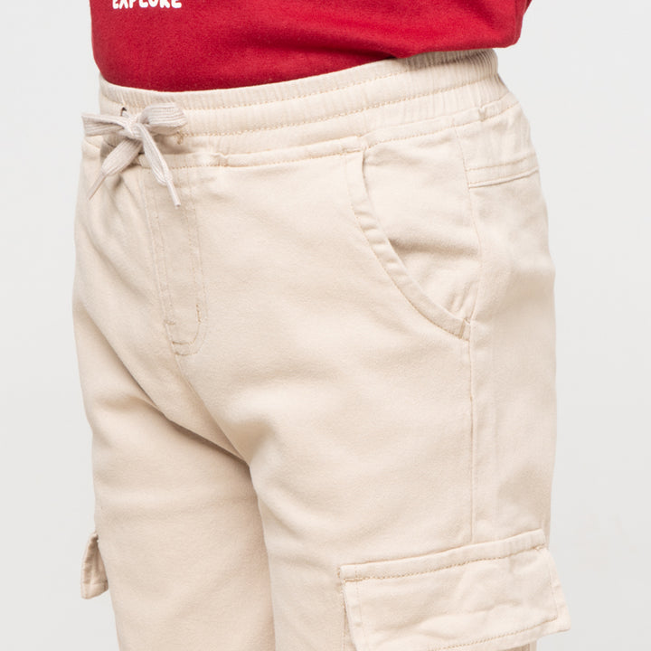 Little M Strech Baggy Kantong Celana Panjang Anak Laki-laki