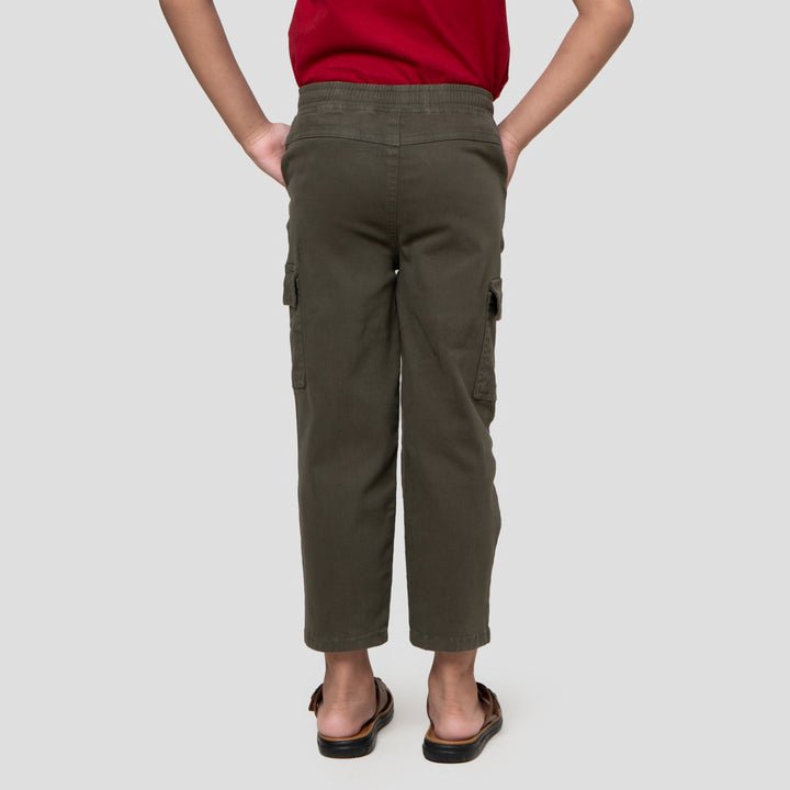 Little M Strech Baggy Kantong Celana Panjang Anak Laki-laki