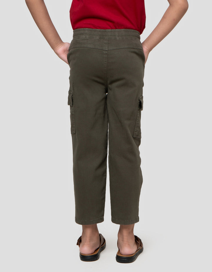 Little M Strech Baggy Kantong Celana Panjang Anak Laki-laki