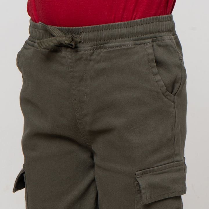 Little M Strech Baggy Kantong Celana Panjang Anak Laki-laki