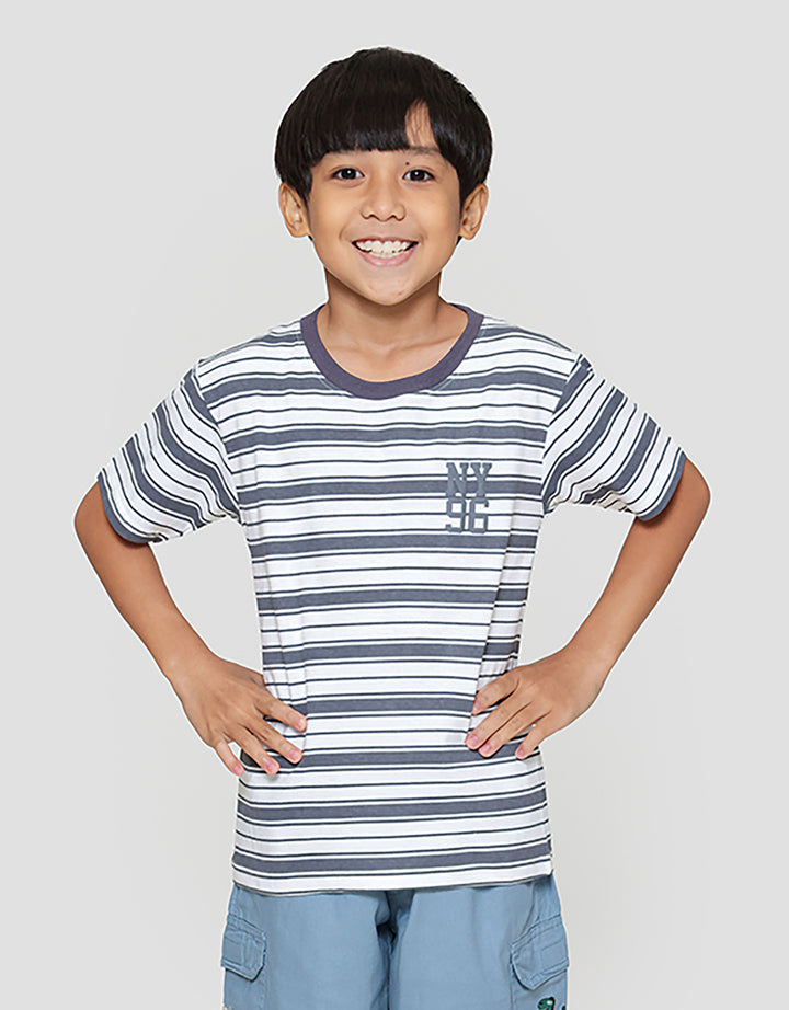 Little M Solid Ny Kaos Anak Laki-laki