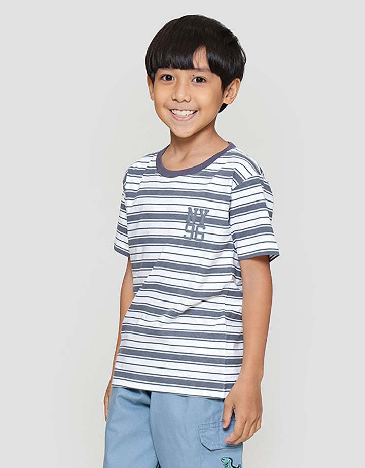 Little M Solid Ny Kaos Anak Laki-laki