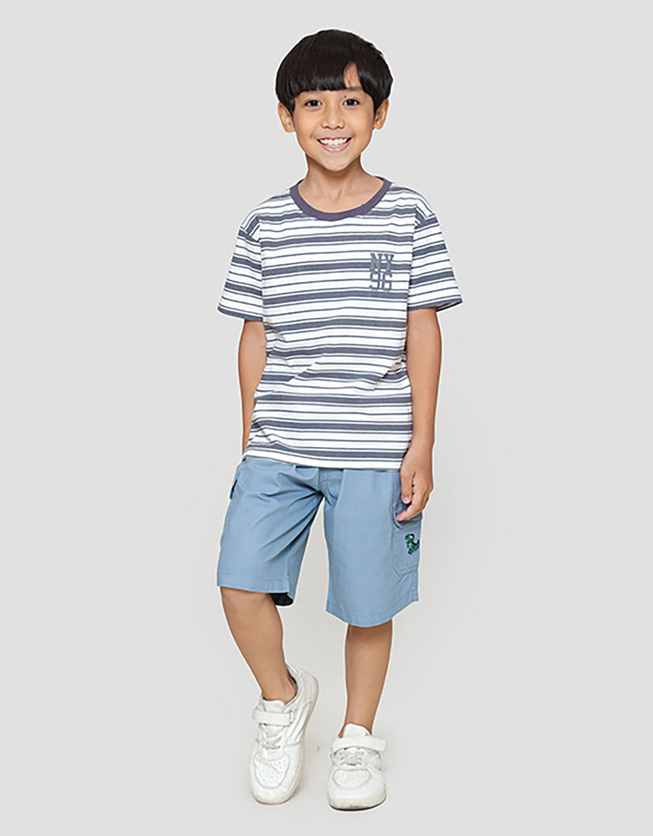 Little M Solid Ny Kaos Anak Laki-laki