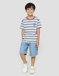 Little M Solid Ny Kaos Anak Laki-laki