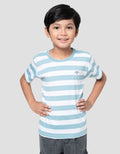 Little M Yarn Dyed Slr Besar Kaos Anak Laki-laki