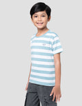 Little M Yarn Dyed Slr Besar Kaos Anak Laki-laki