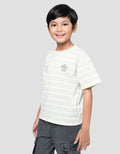 Little M Yarn Dyed Slr Sedang Kaos Oversize Anak Laki-laki