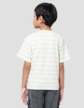 Little M Yarn Dyed Slr Sedang Kaos Oversize Anak Laki-laki