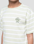 Little M Yarn Dyed Slr Sedang Kaos Oversize Anak Laki-laki