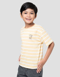 Little M Yarn Dyed Slr Sedang Kaos Oversize Anak Laki-laki