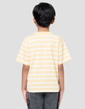 Little M Yarn Dyed Slr Sedang Kaos Oversize Anak Laki-laki