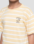 Little M Yarn Dyed Slr Sedang Kaos Oversize Anak Laki-laki