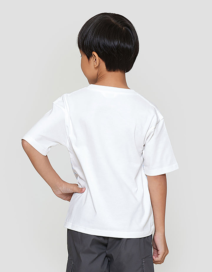 Little M Komb Slr Smart Shark Kaos Oversize Anak Laki-laki