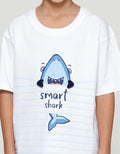 Little M Komb Slr Smart Shark Kaos Oversize Anak Laki-laki