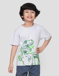 Little M Roar Dino Kaos Anak Laki-laki
