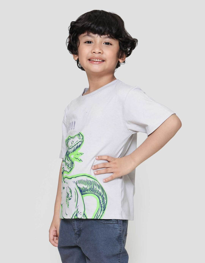 Little M Roar Dino Kaos Anak Laki-laki
