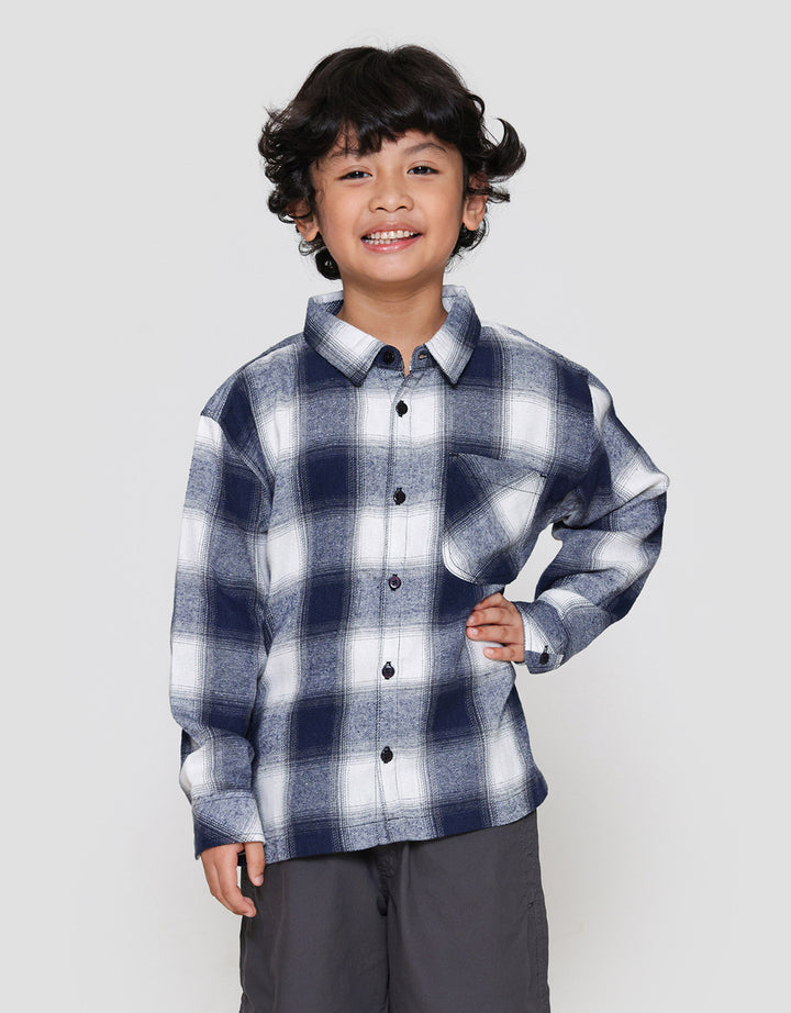 Little M Washing Kemeja Anak Laki-laki