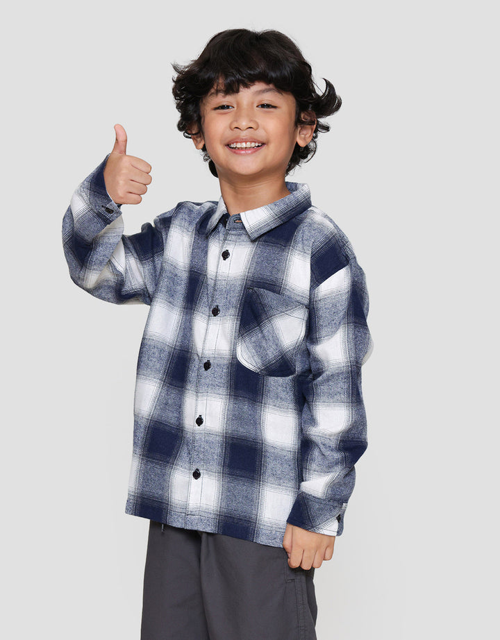 Little M Washing Kemeja Anak Laki-laki