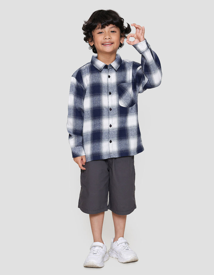 Little M Washing Kemeja Anak Laki-laki