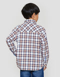 Little M Oversize Slub Wash Kemeja Anak Laki-laki