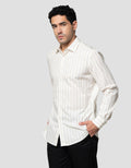 Cole Smart Fit Stripe Multi Color Kemeja Pria