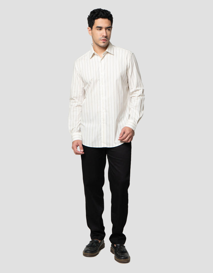 Cole Smart Fit Stripe Multi Color Kemeja Pria