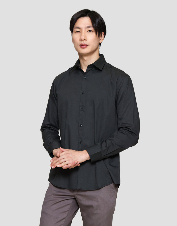 Cole Slim Fit Texture Kemeja Pria