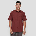 Cole Basic Solid Reg Fit Men's Short Sleeve Shirt