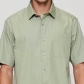 Cole Basic Solid Reg Fit Men's Short Sleeve Shirt