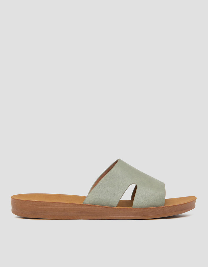 St. Yves Sandal Slipper Wide Strap Fq4 Wanita