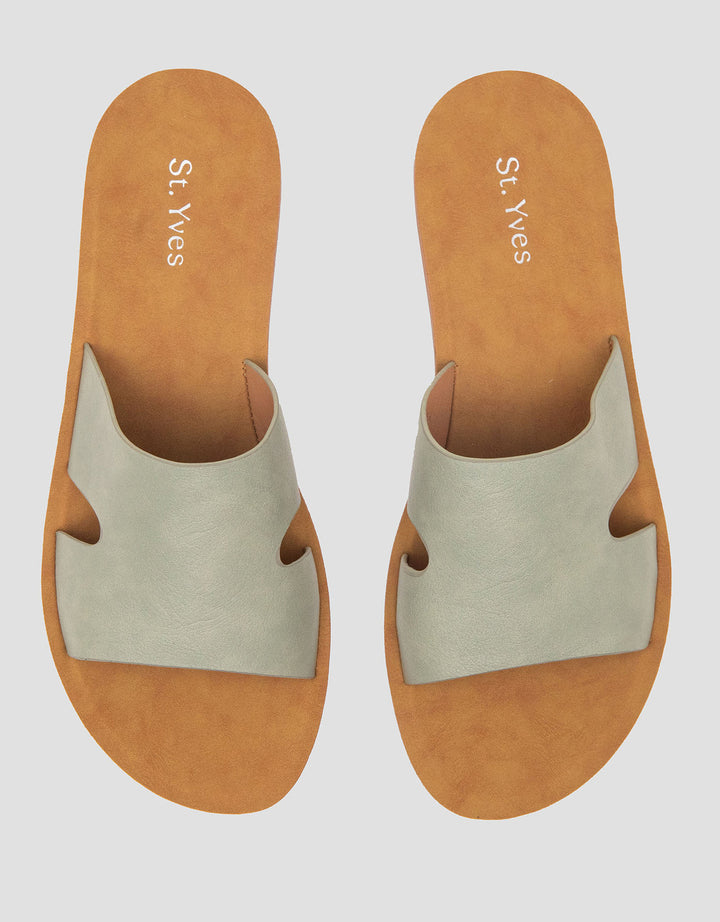 St. Yves Sandal Slipper Wide Strap Fq4 Wanita