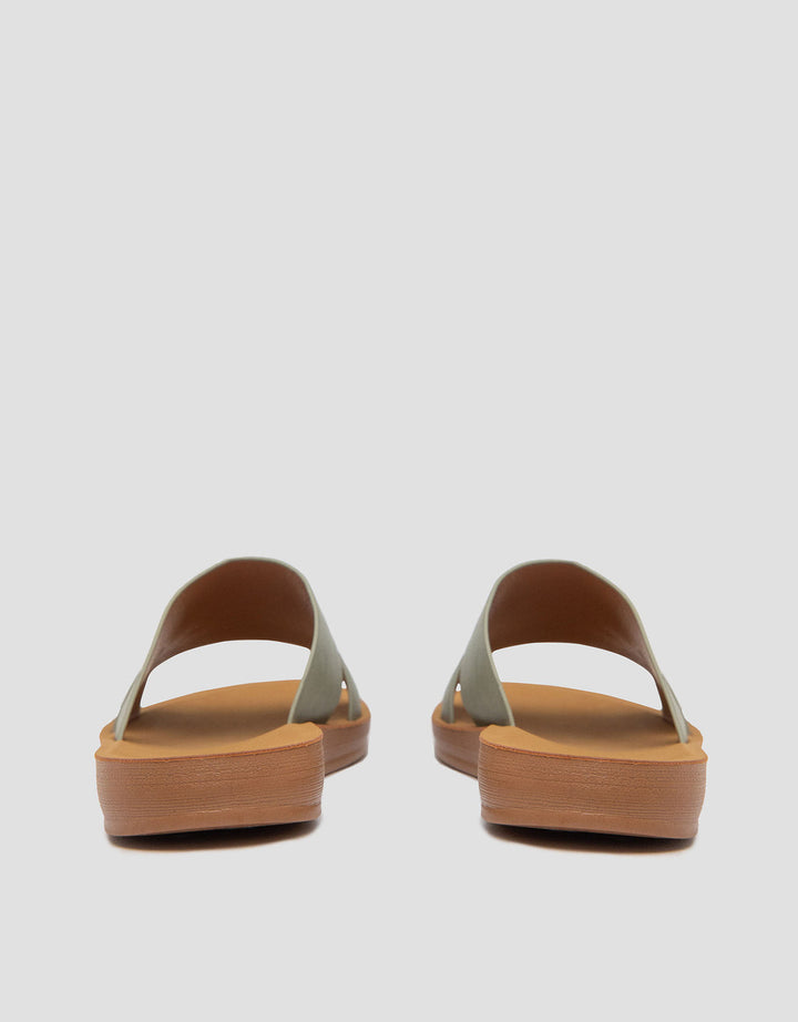 ST. YVES SANDAL SLIPPER WIDE STRAP FQ4 WANITA