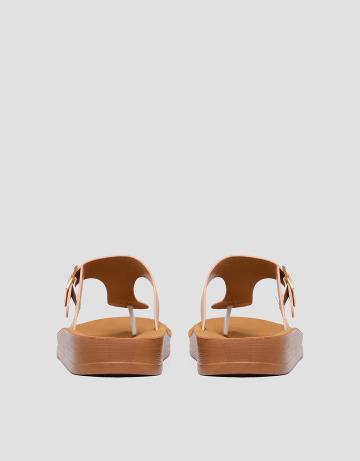 St. Yves Buckle Sandal Flip Flops FQ9 Wanita