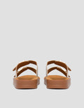 St. Yves Double Buckle Sandal Slipper Fq10 Wanita