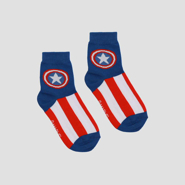 Marvel Logo Captain America Kaus Kaki Bayi