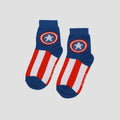 Marvel Logo Captain America Kaus Kaki Bayi
